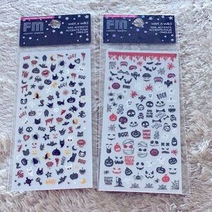Wet n Wild Fantasy Makers Nail Accents Fright Club + Boo and Blood New Halloween